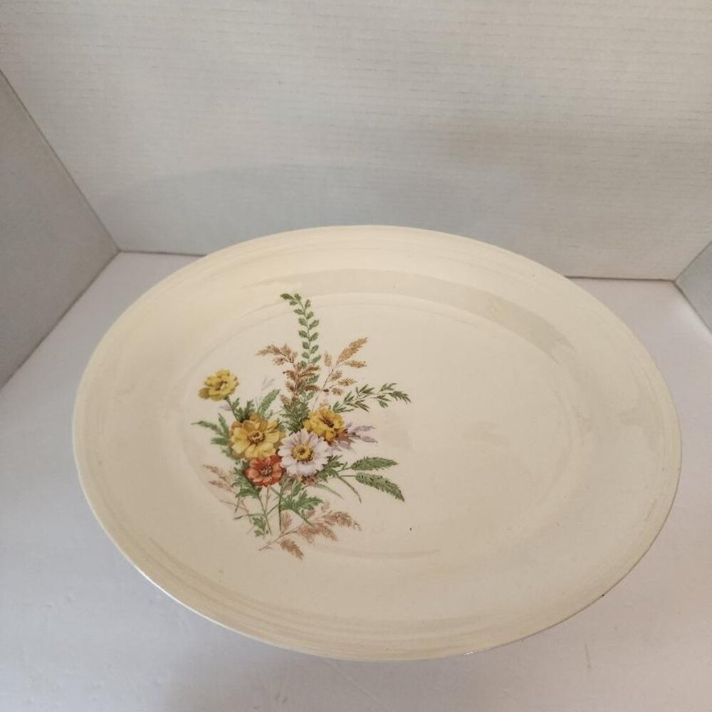 Vintage Edwin M. Knowles China Platter-11 3/4"